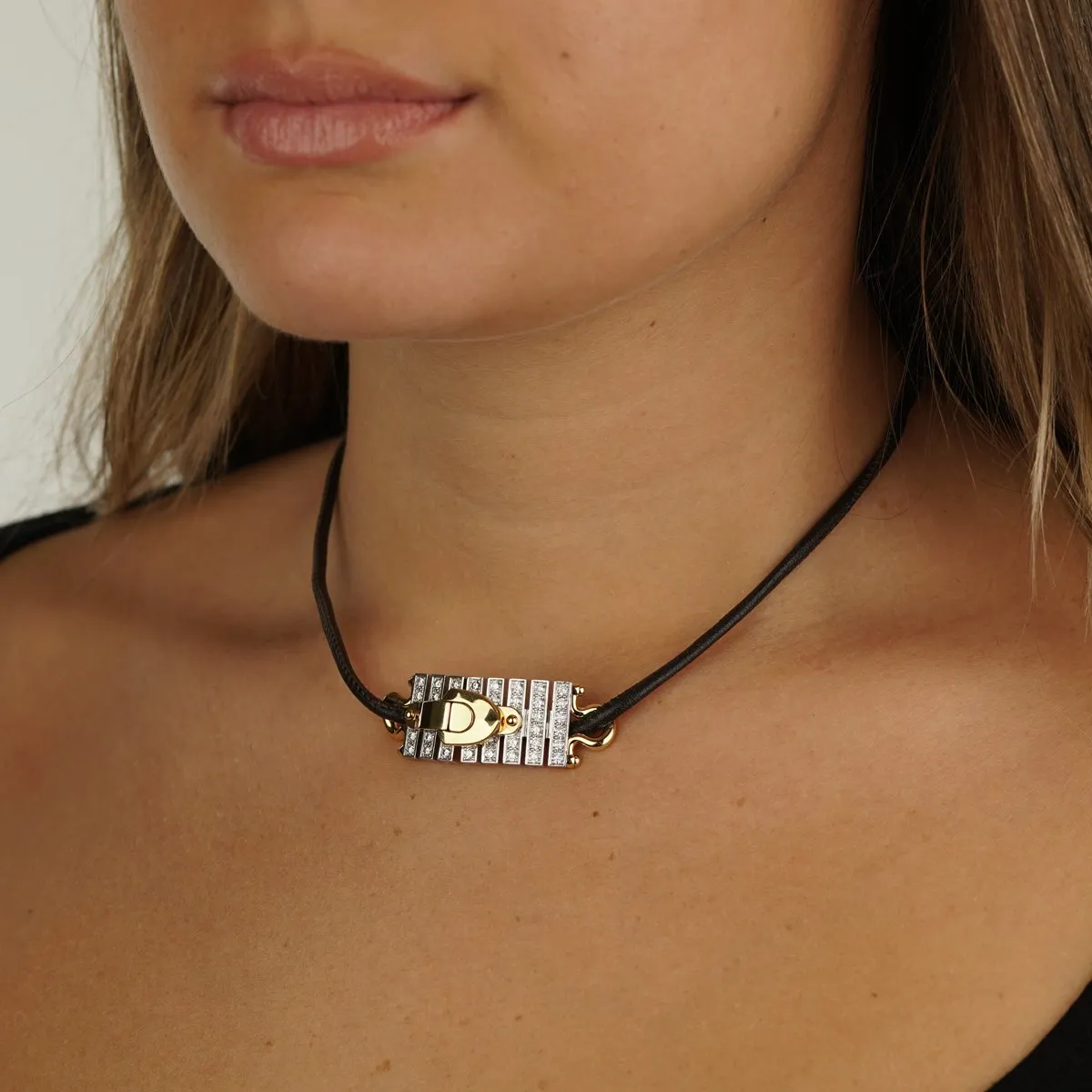Louis Vuitton Diamond Convertible Necklace Bracelet