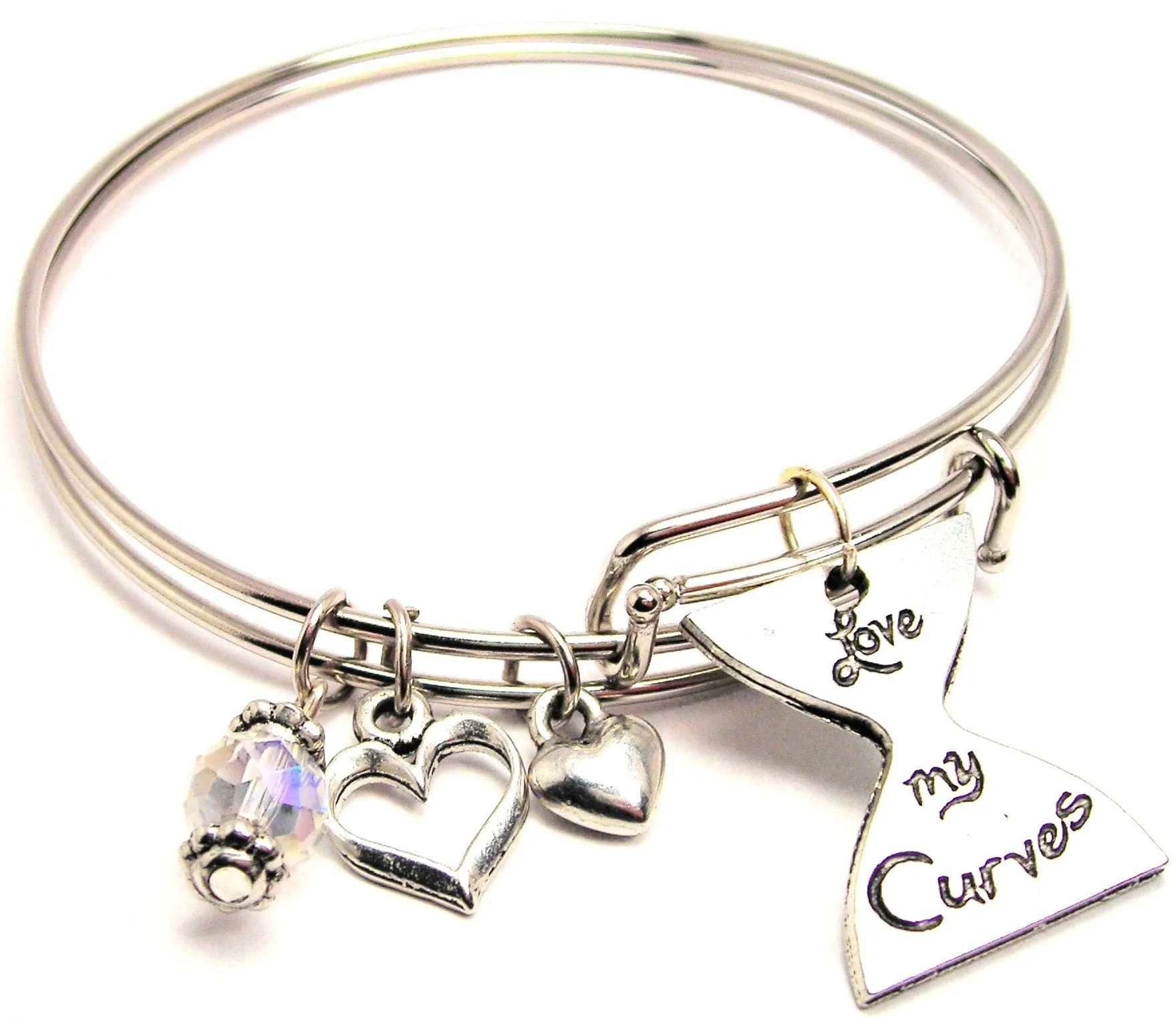 Love My Curves Expandable Bangle Bracelet Set