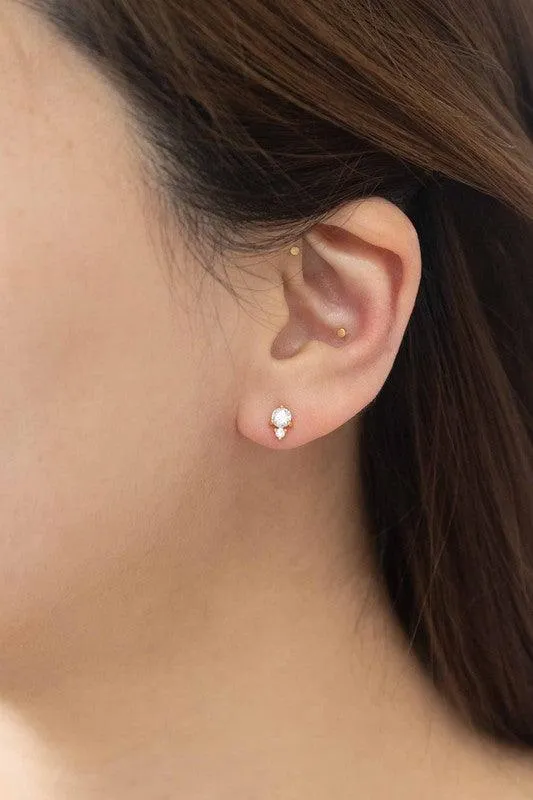 Lovoda Mini Cluster Stud Earrings