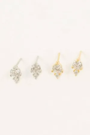 Lovoda Mini Cluster Stud Earrings