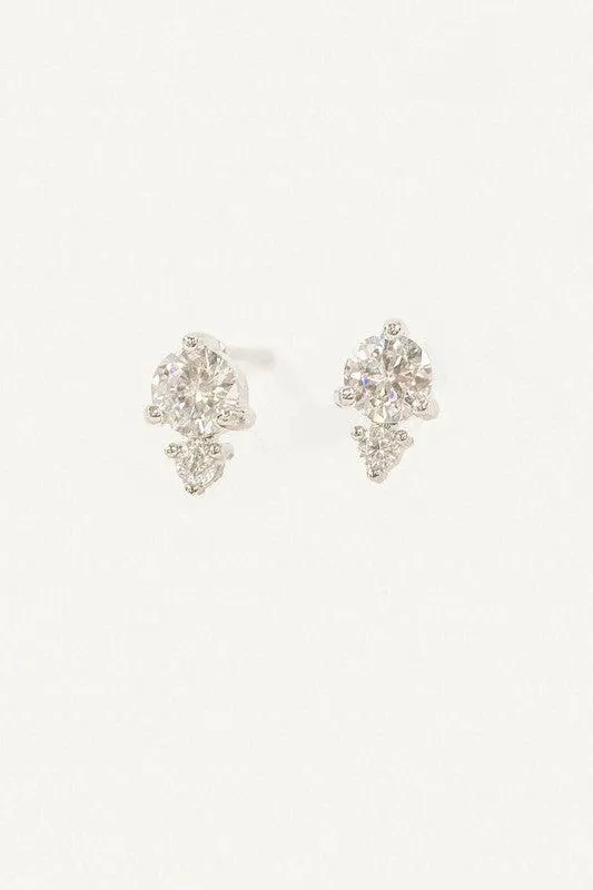 Lovoda Mini Cluster Stud Earrings