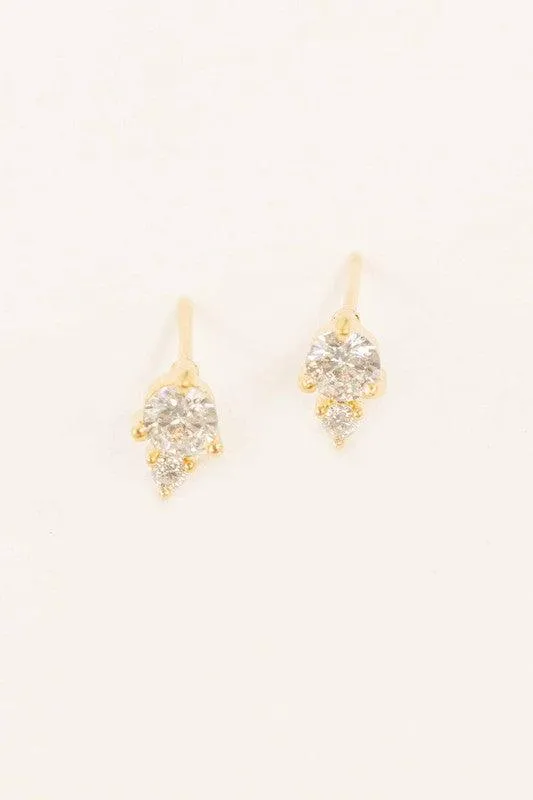 Lovoda Mini Cluster Stud Earrings