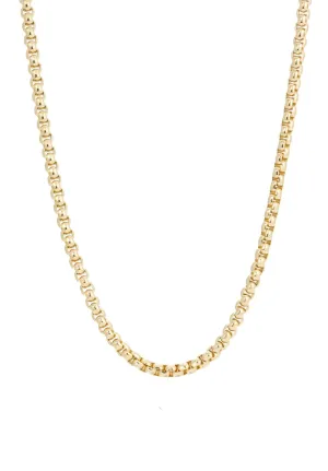 Luciana Box Chain in Gold 16”