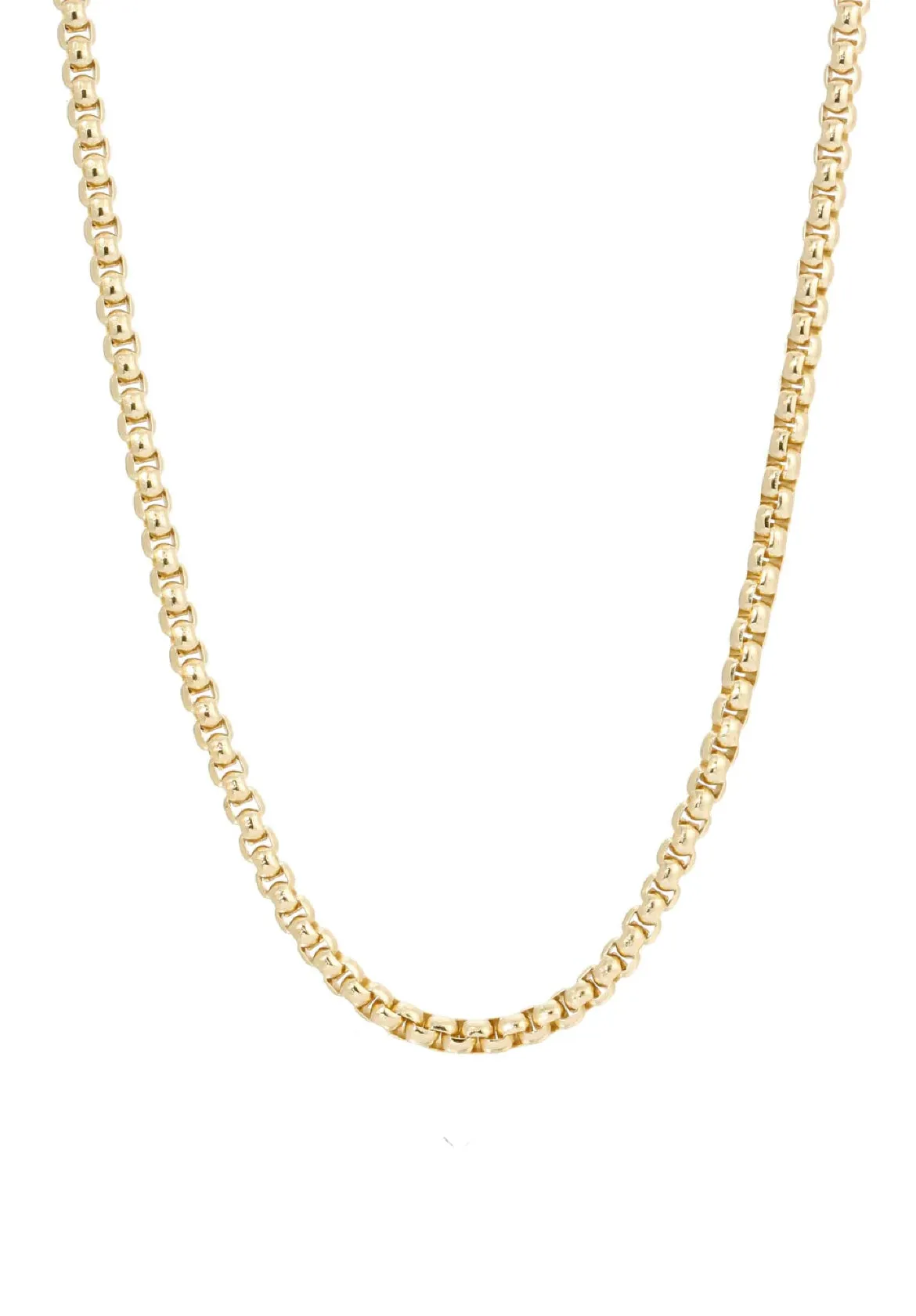 Luciana Box Chain in Gold 16”