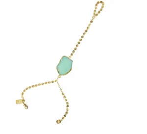 Lucky Star Hand Jewelry Wilma Agate Stone Hand Chain