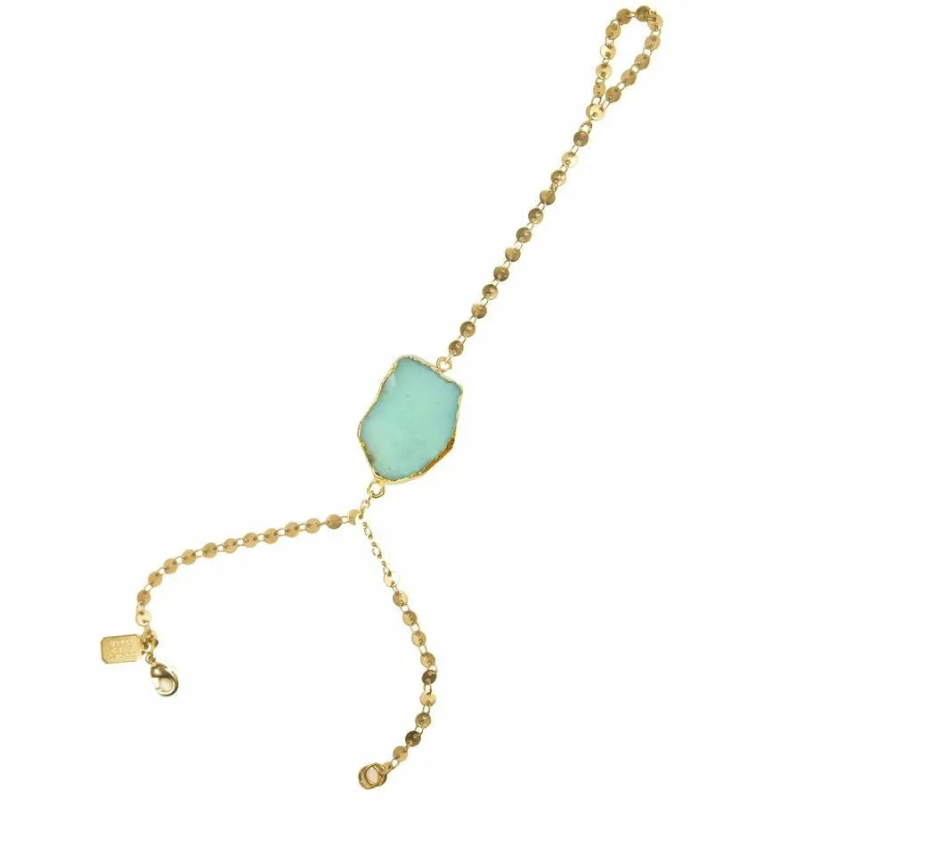 Lucky Star Hand Jewelry Wilma Agate Stone Hand Chain