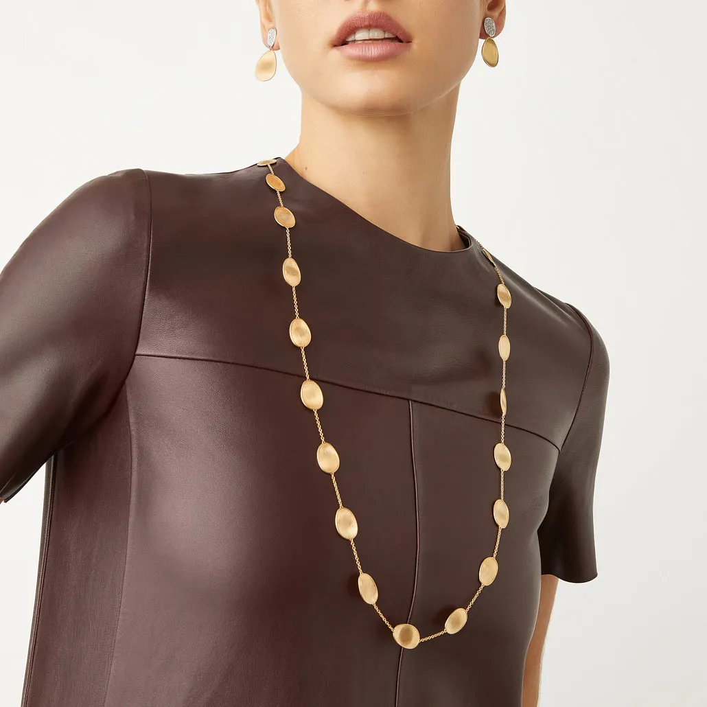 Lunaria 18k Yellow Gold Long Necklace