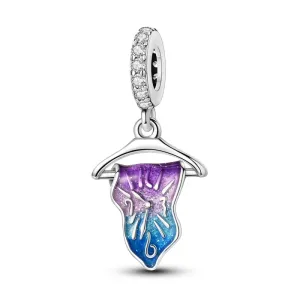 Melting Time Gradient Clock Dangle Charm