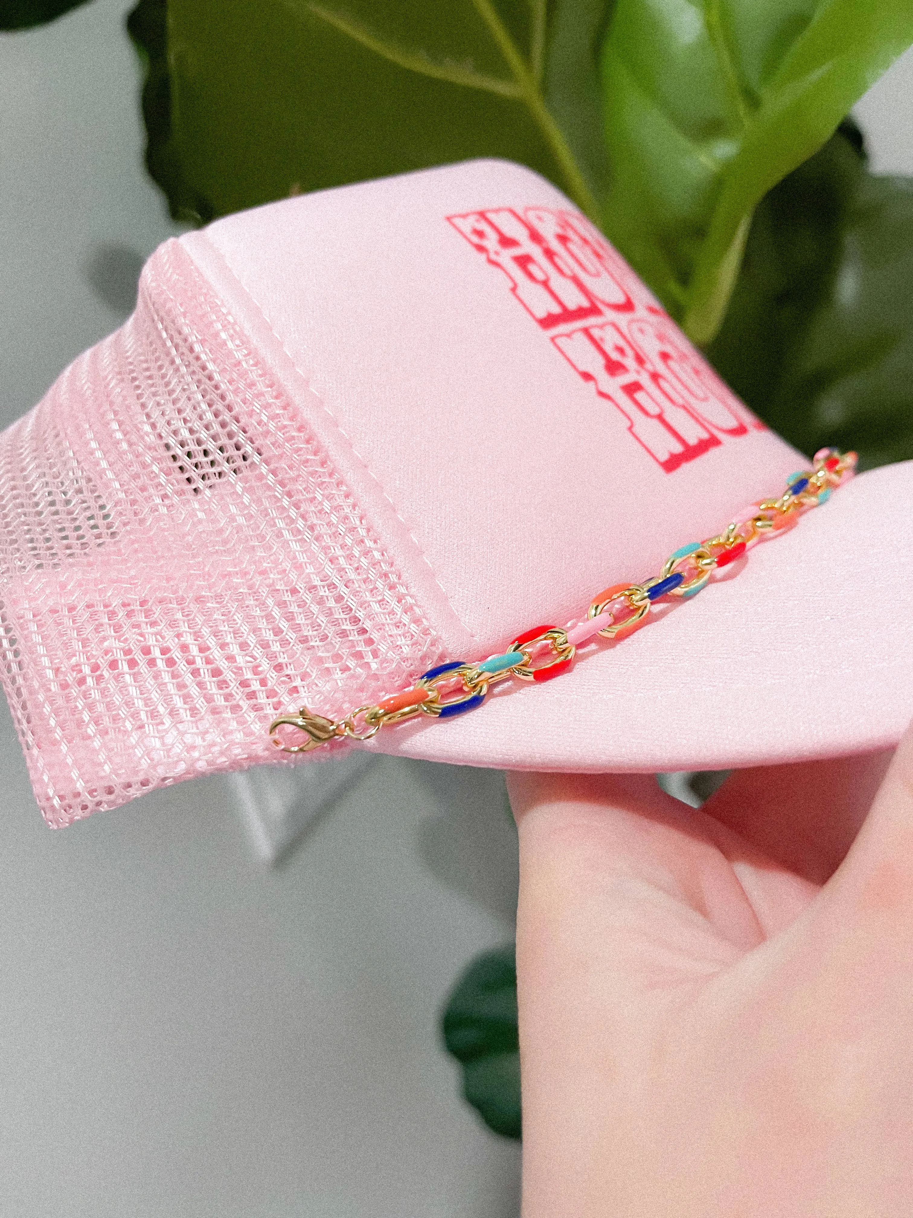 Metal Trucker Hat Chains BY Trendy Keys