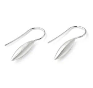 Minimilist Earrings - Brushed Sterling Silver - Simply Beauty