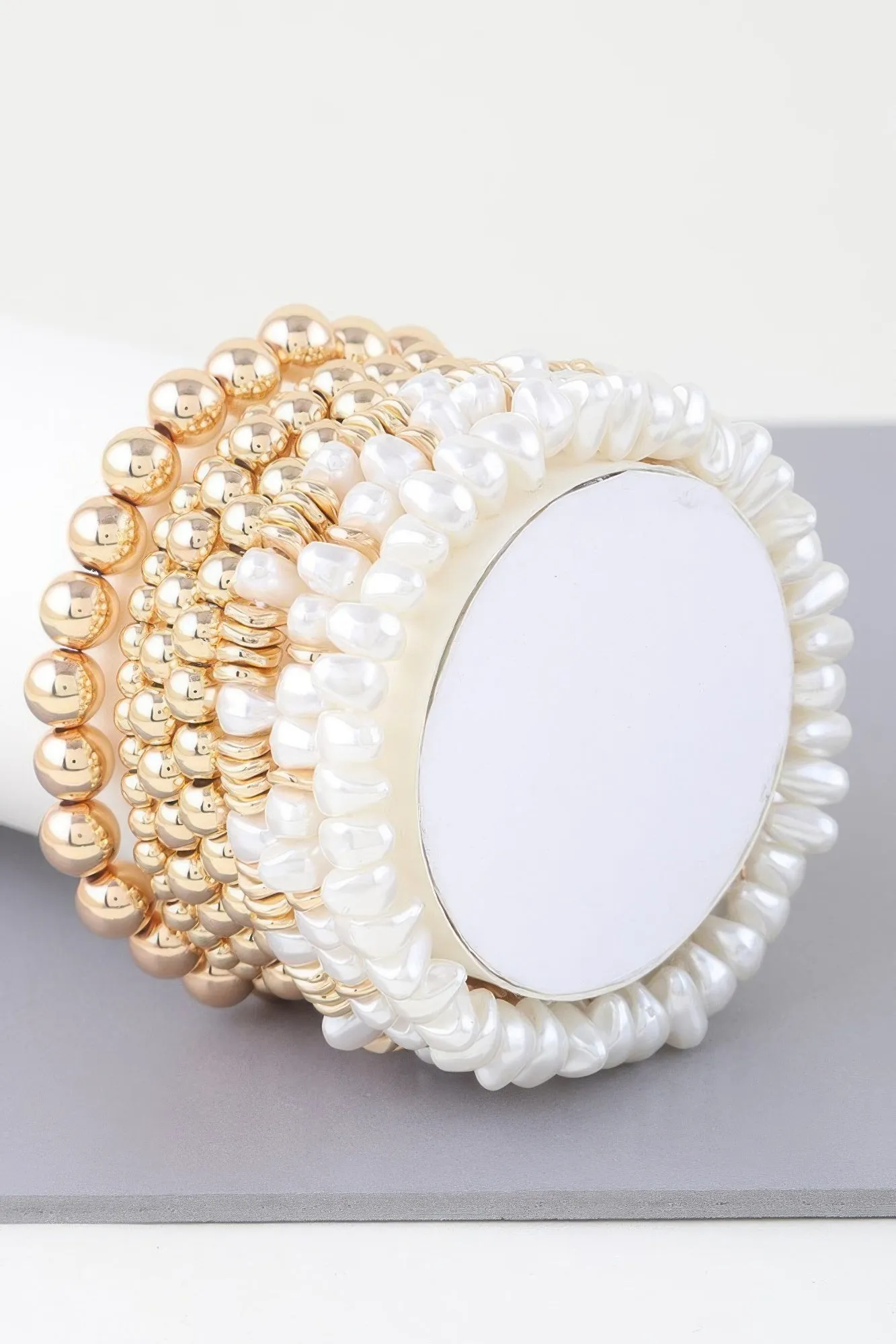 Multi Pearl Beaded Bracelet