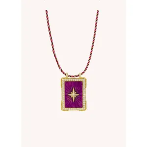 MYA BAY Diwali Necklace in Purple