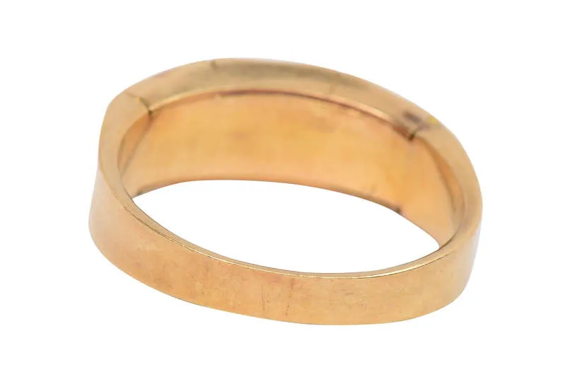 Natural Pearl Diamond Secret Locket Ring