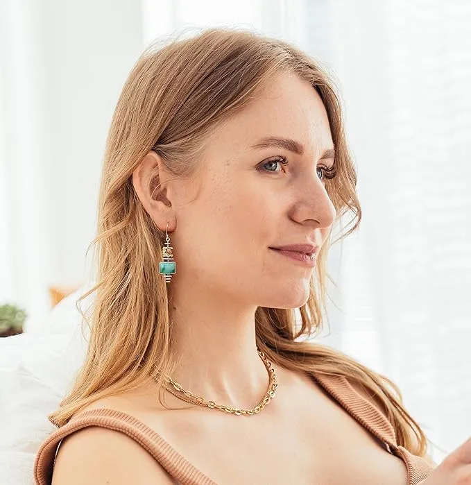 New Bohemian Springtime Earrings, These bohemian earrings are bright in color and light to wear, perfect for everyday wear