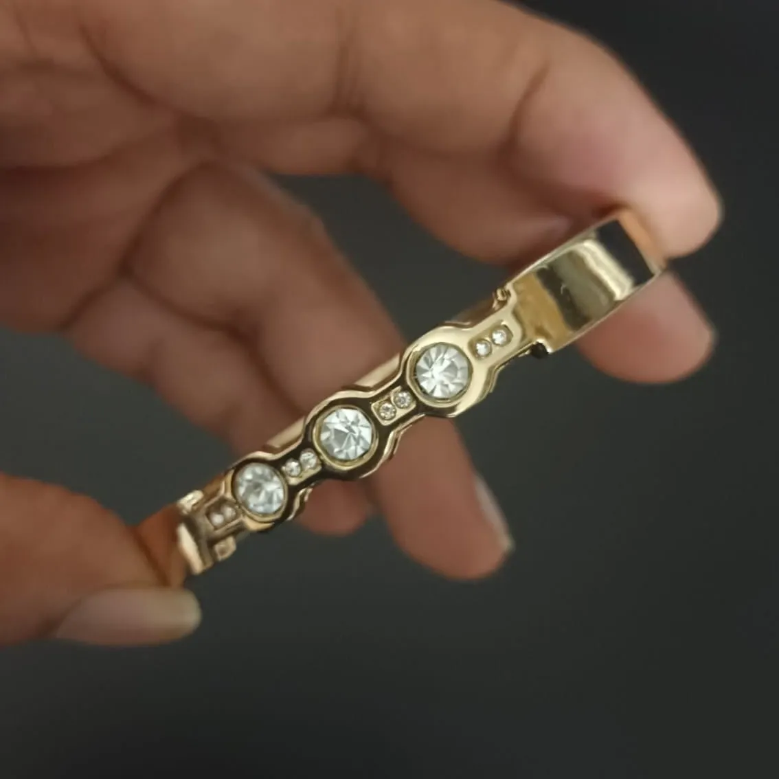 New Diamond design Gold Plated Bracelet For Women