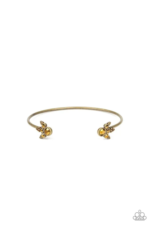 Paparazzi Bracelet ~ A Bit Rich - Brass