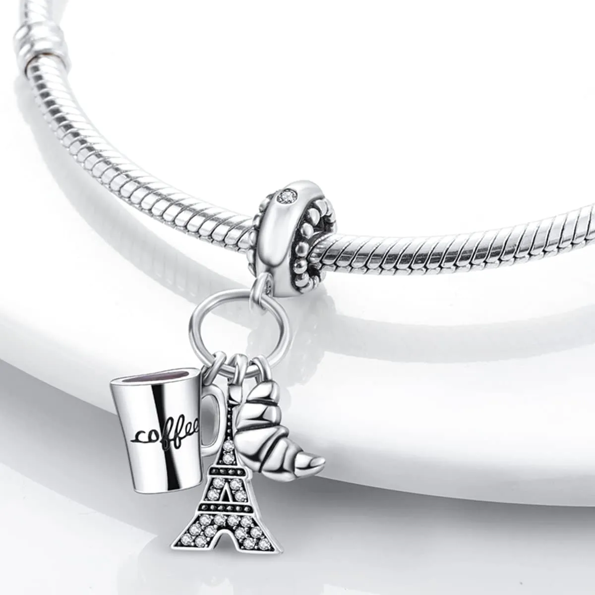 Parmuz Charms for Bracelet Necklace 925 Sterling Silver Beads Love Pet Butterfly Star Moon Dangle Pendant Jewelry Charm for Women