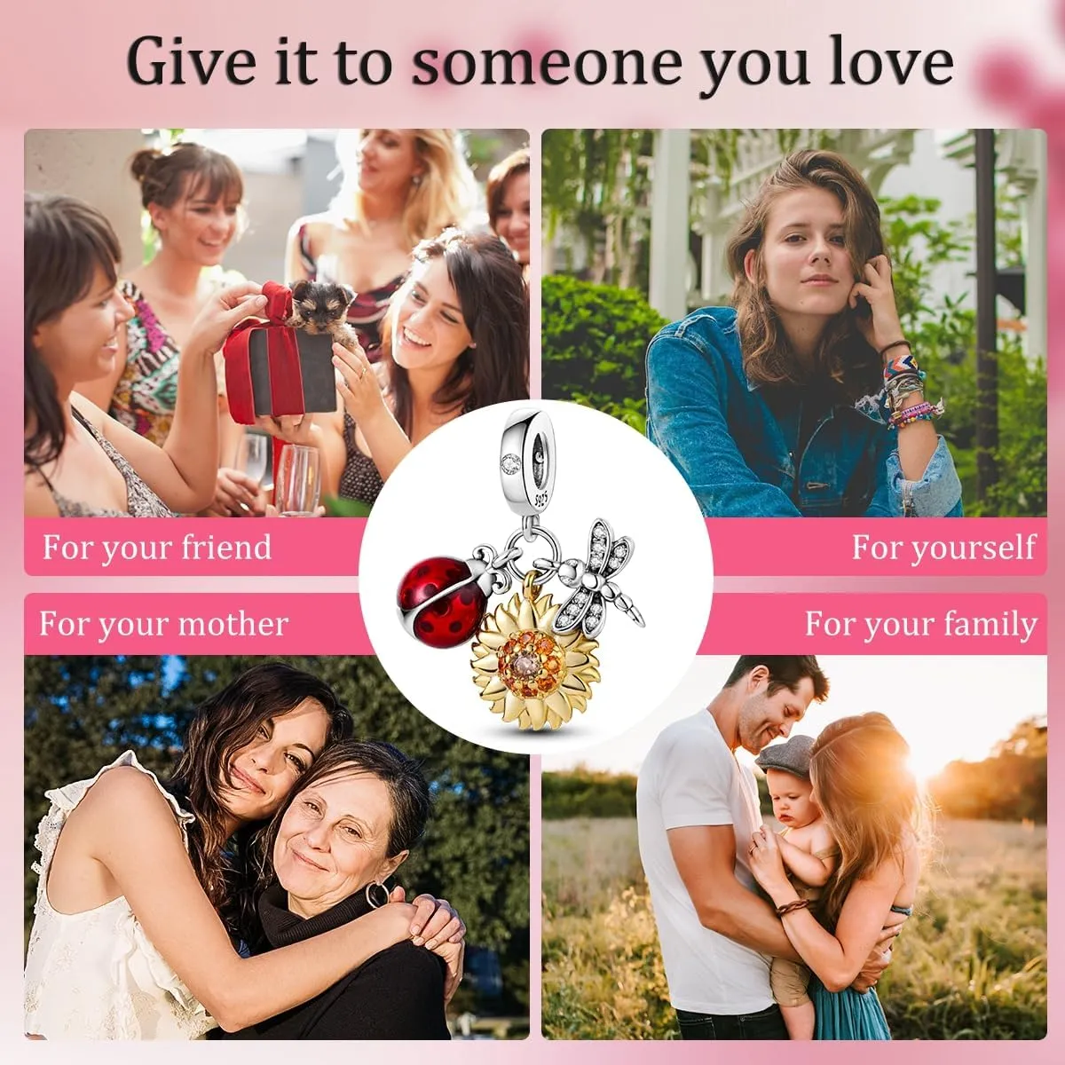 Parmuz Charms for Bracelets 925 Sterling Silver Butterfly summer travel Ocean Lucky charm beads Pendant Jewelry for Woman Mom