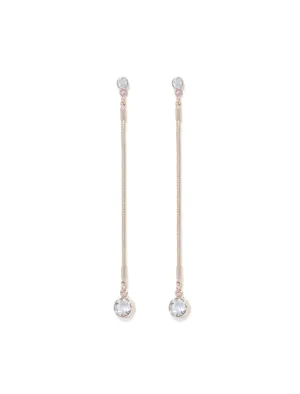 Pauline Simple Stone Drop Earrings