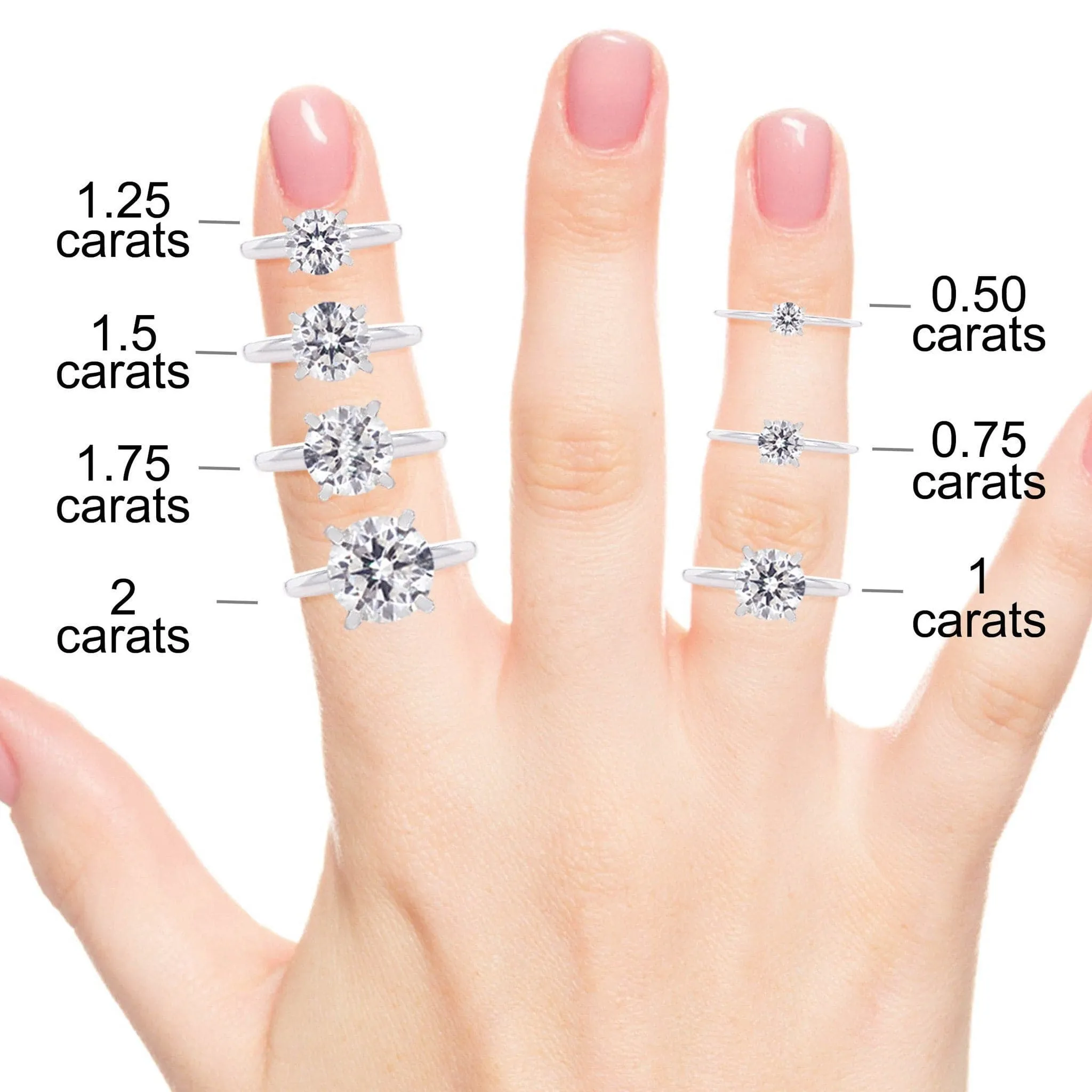 Pave Diamond EngagementRing Belle 14K Yellow Gold