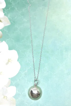 Pendant Bubbles of Silver Single Dome
