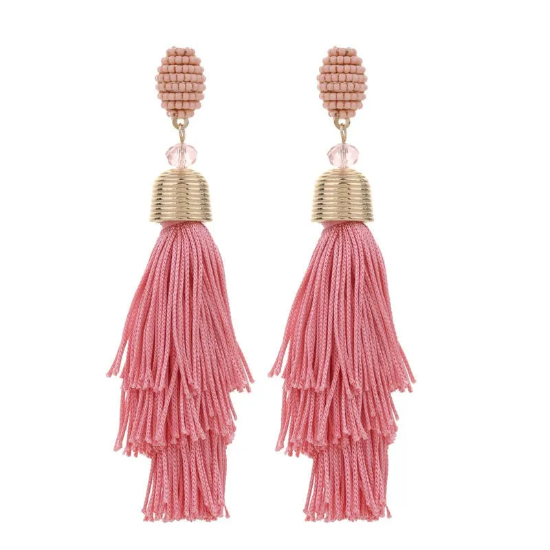 Pre Order:  Bohemian Long Tassel Earrings