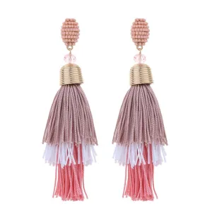 Pre Order:  Bohemian Long Tassel Earrings