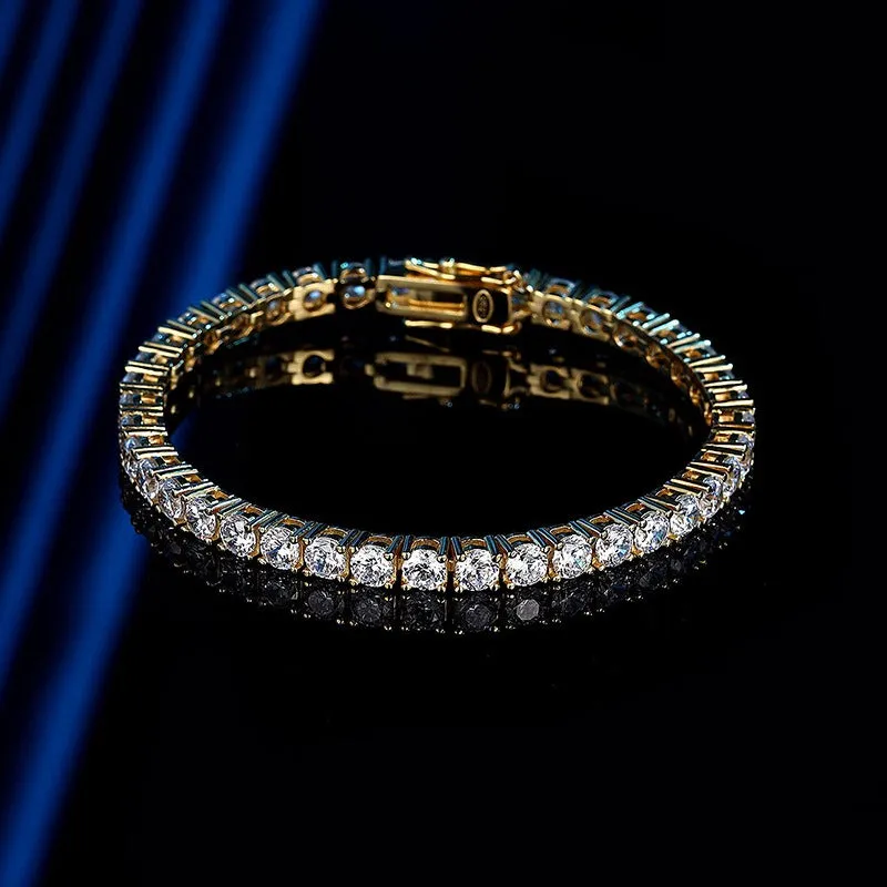 Pure S925 Silver Tennis Bracelet