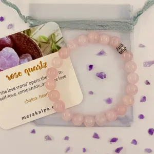 Radiant Heart Rose Quartz Bracelet