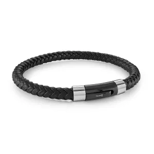 Round Leather Bracelet 6mm | Italgem Steel