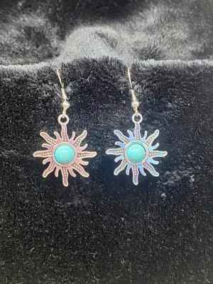 Sadie Turquoise Silver Earrings