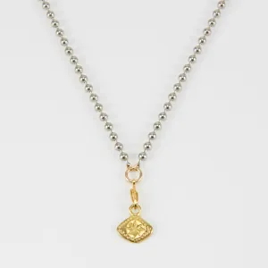 SAGE BALL CHAIN NECKLACE