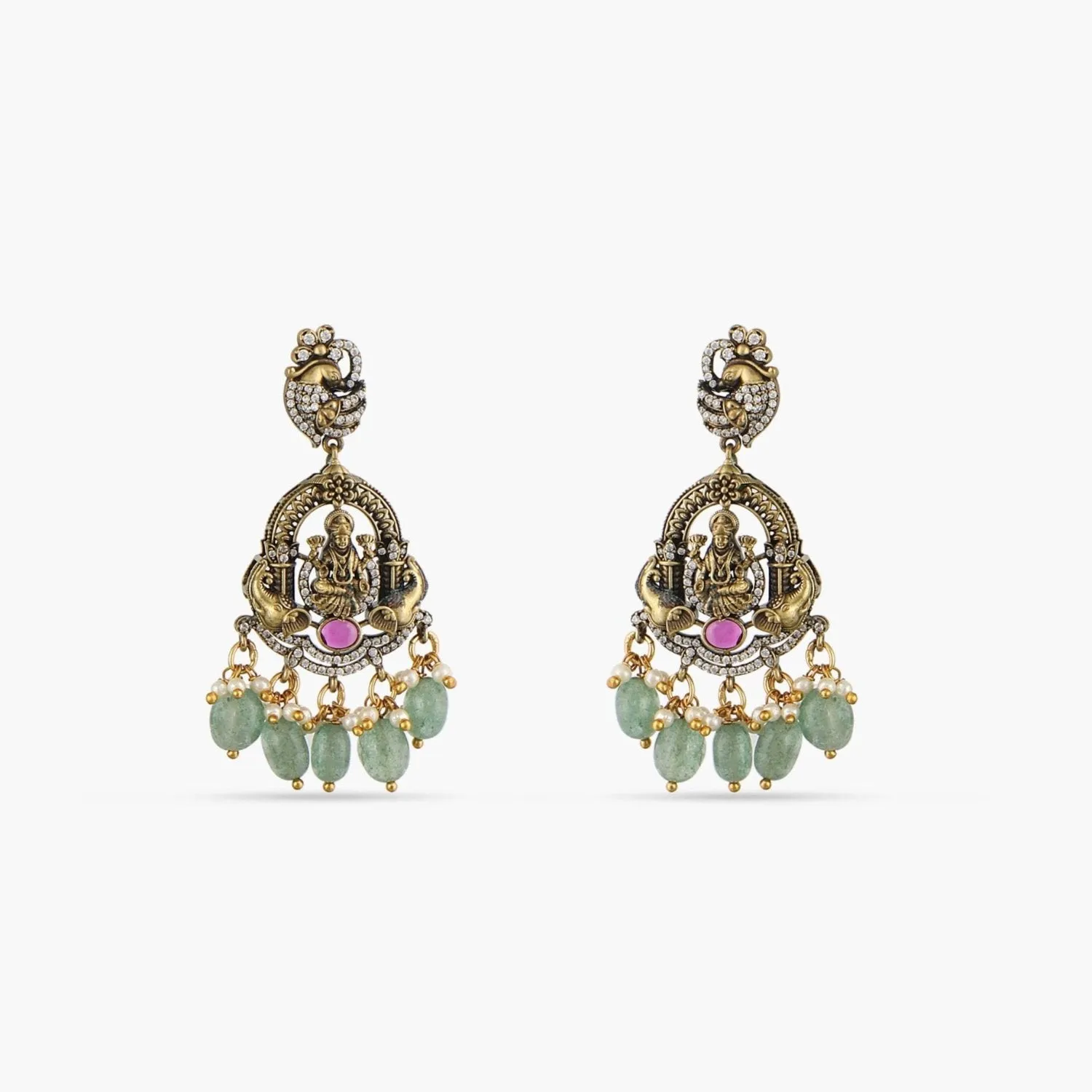 Sarvani Laxmi Temple Necklace Set