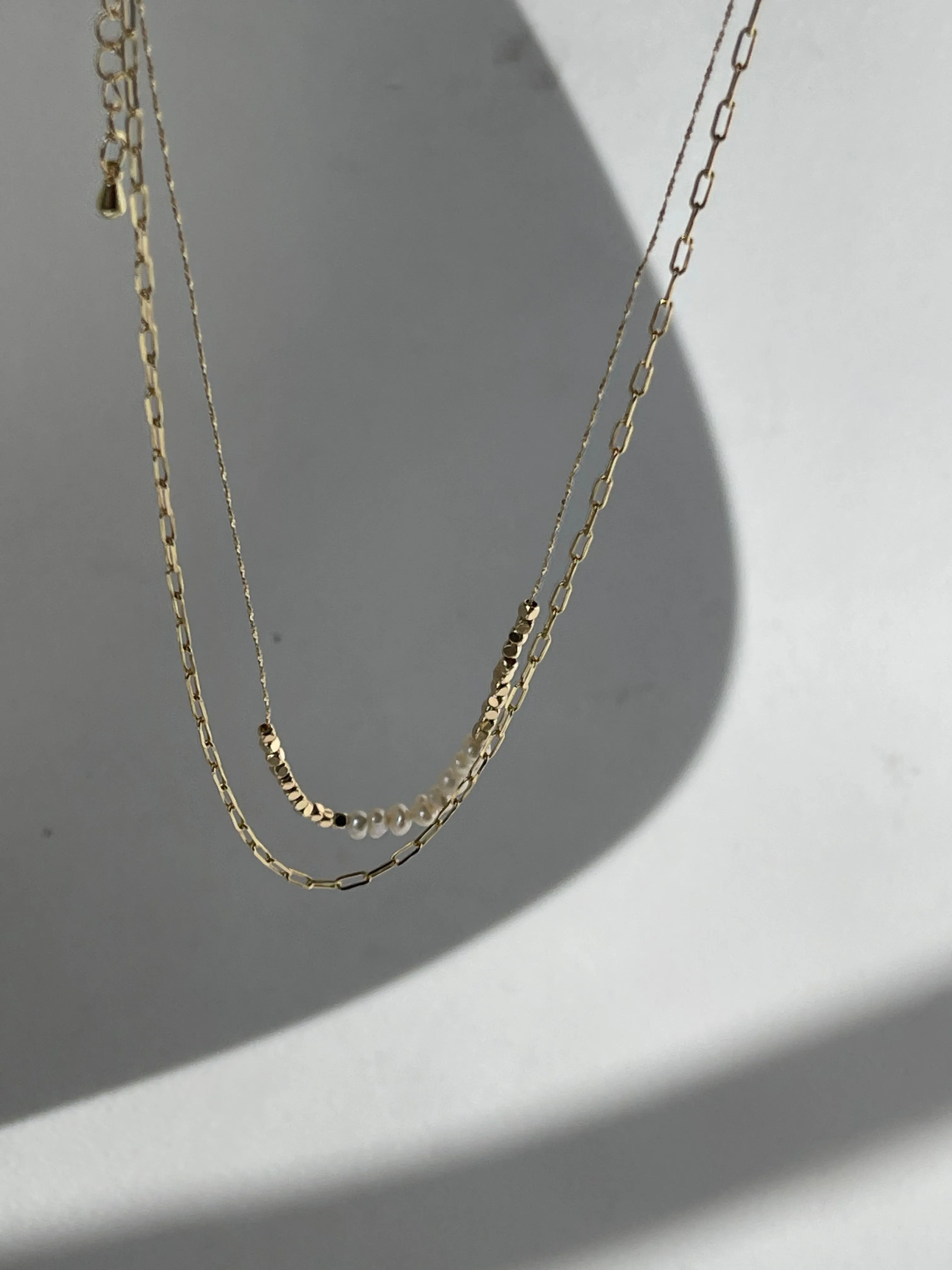 Sebastian Freshwater Pearl & Nugget Layered Necklace In Gold