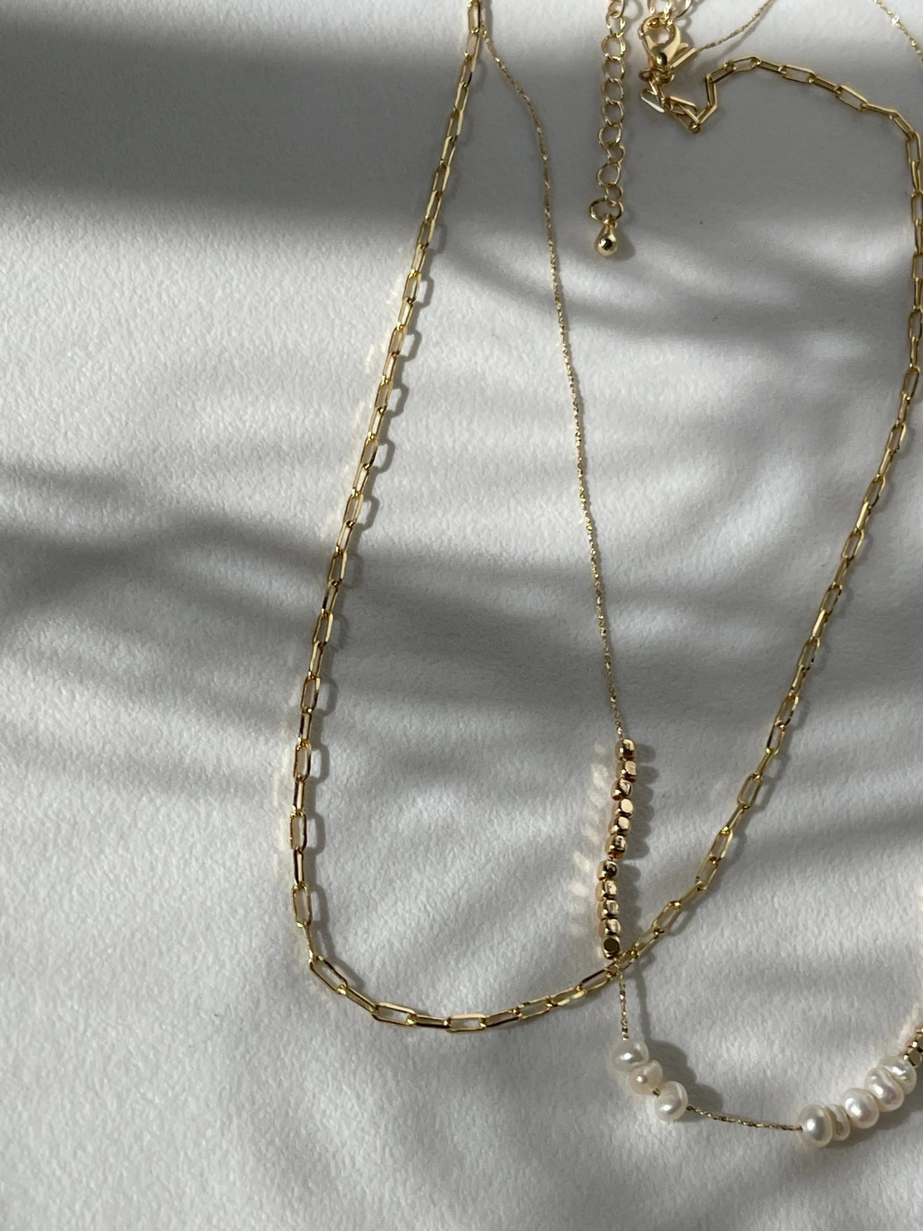 Sebastian Freshwater Pearl & Nugget Layered Necklace In Gold