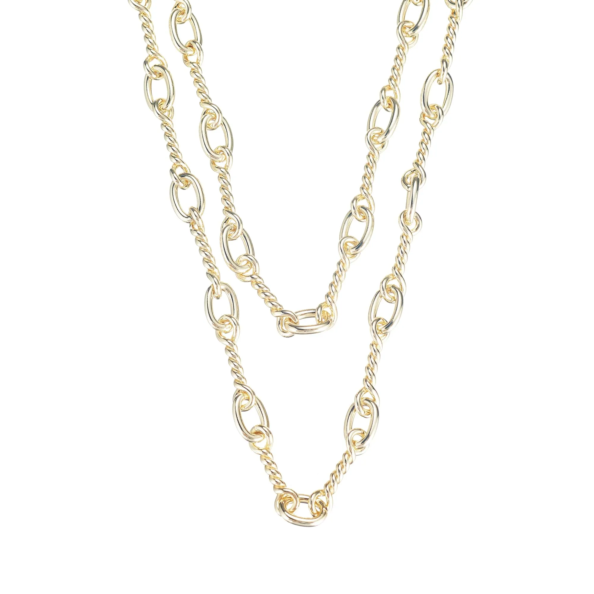 She's Spicy Chain Link Necklace in Gold