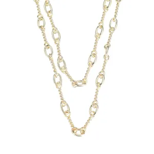 She's Spicy Chain Link Necklace in Gold