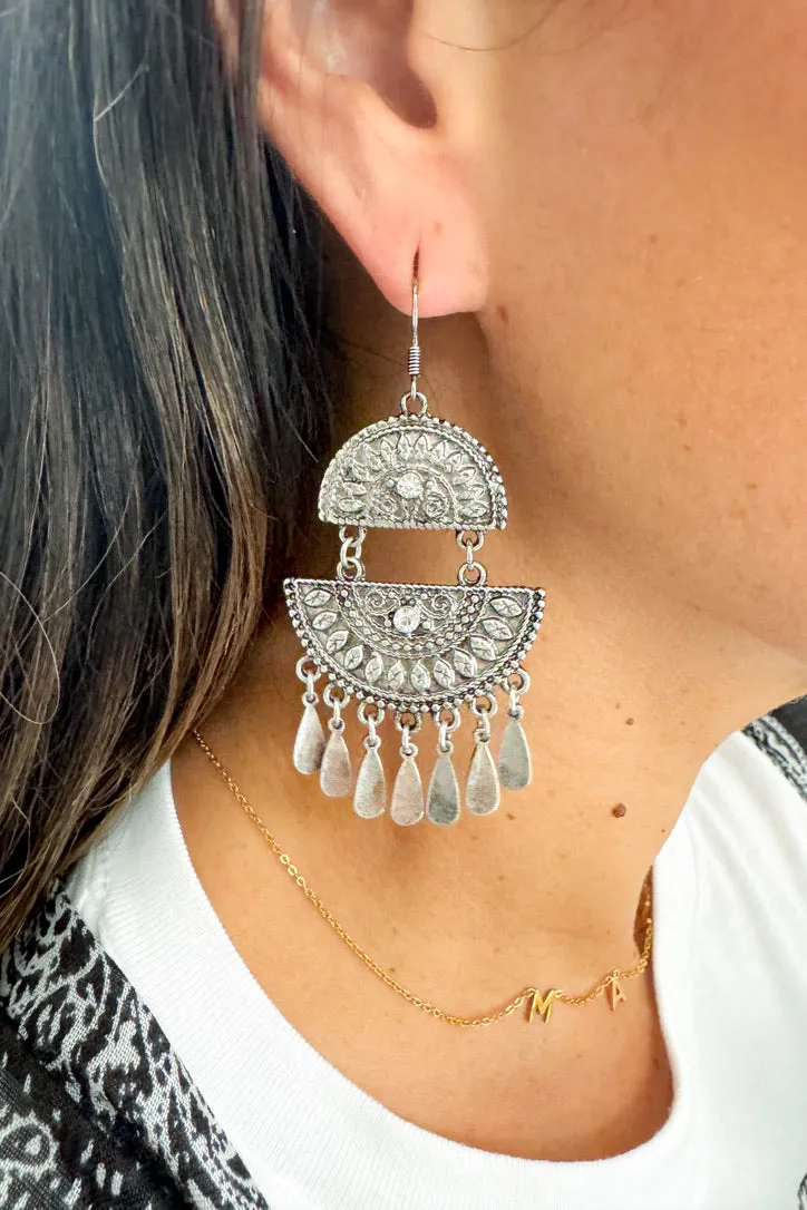 Silver Bohemian Earrings