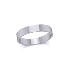 Silver Wedding Band RingTRI1168