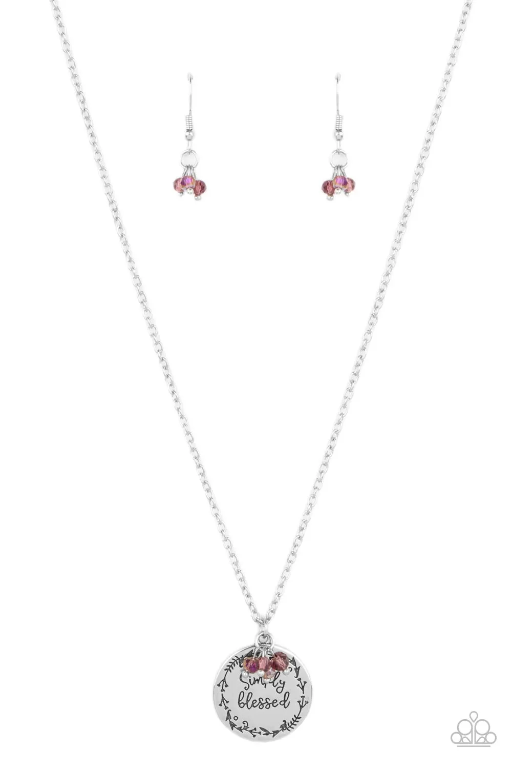 Simple Blessings- Purple Necklace