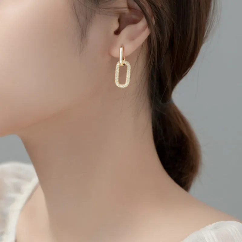 Simple Chain Earrings