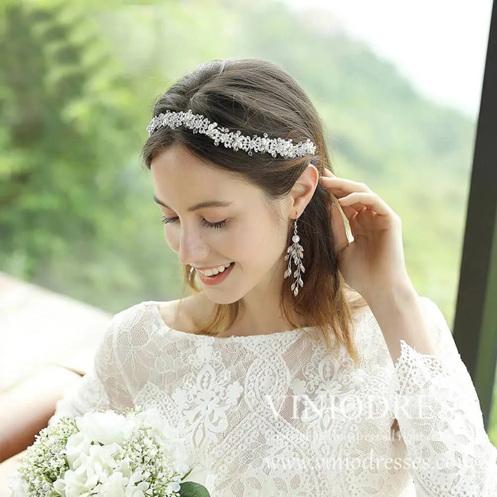 Simple Crystal Spray Earrings AC1030