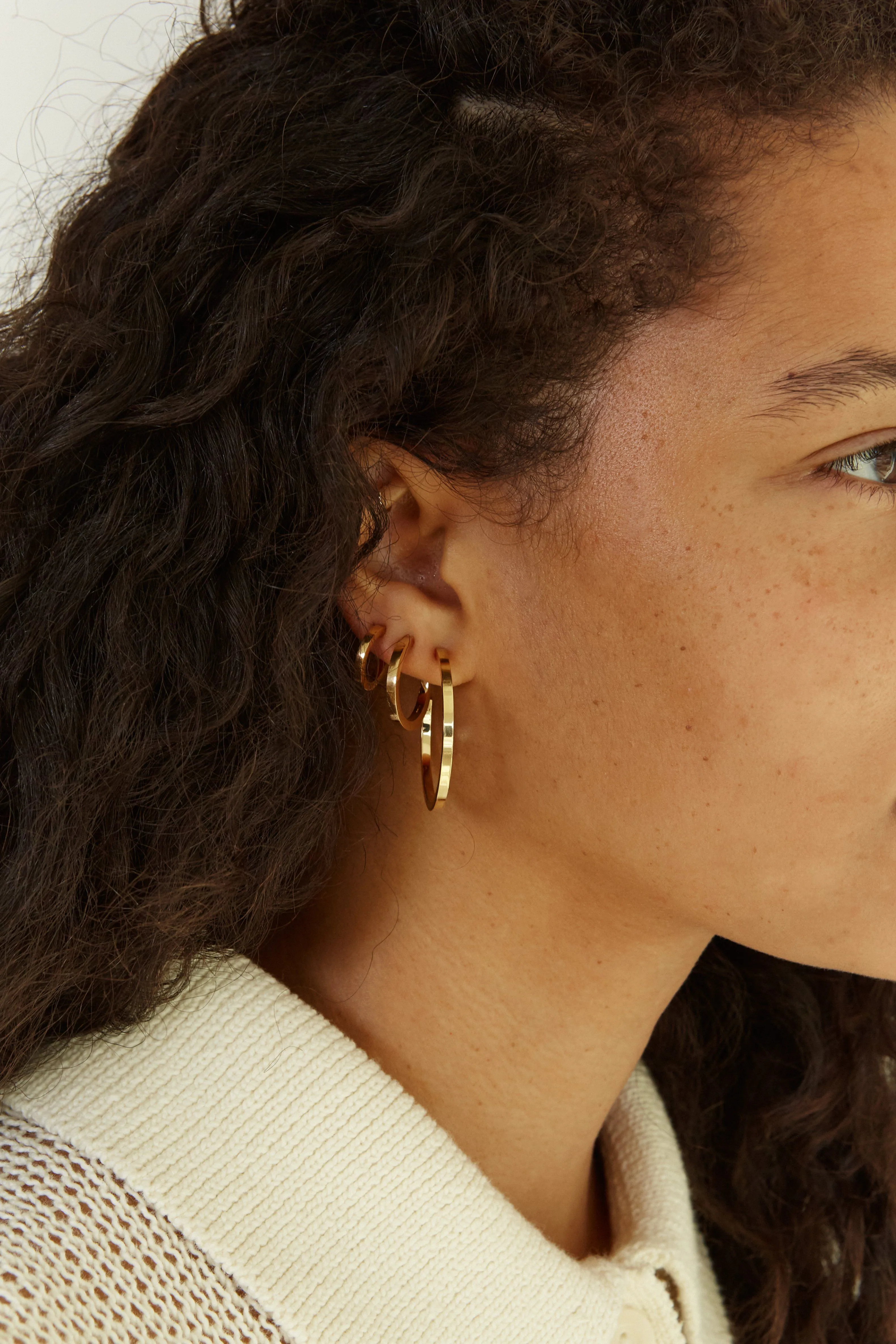 Simple Gold Hoops