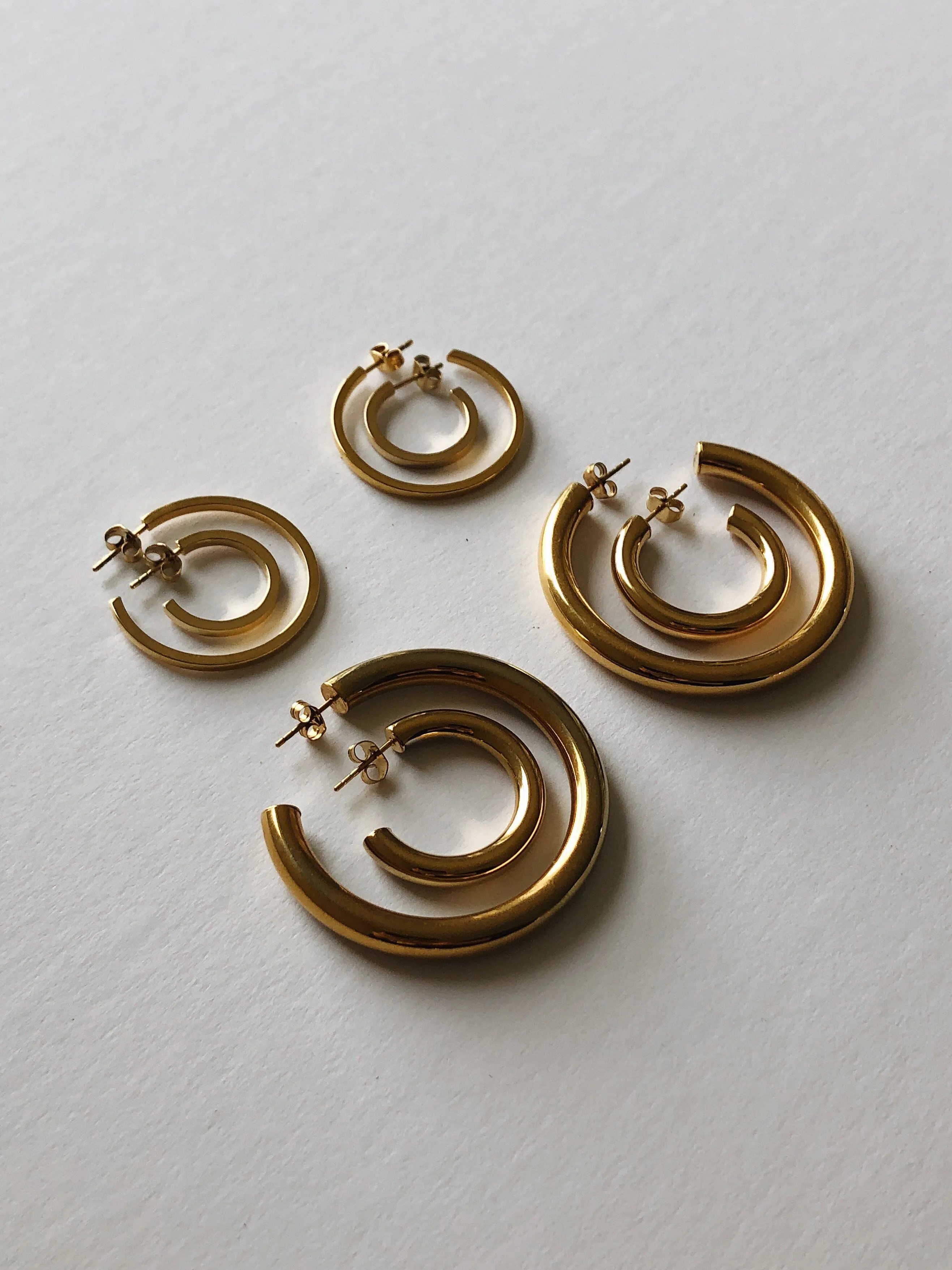 Simple Gold Hoops