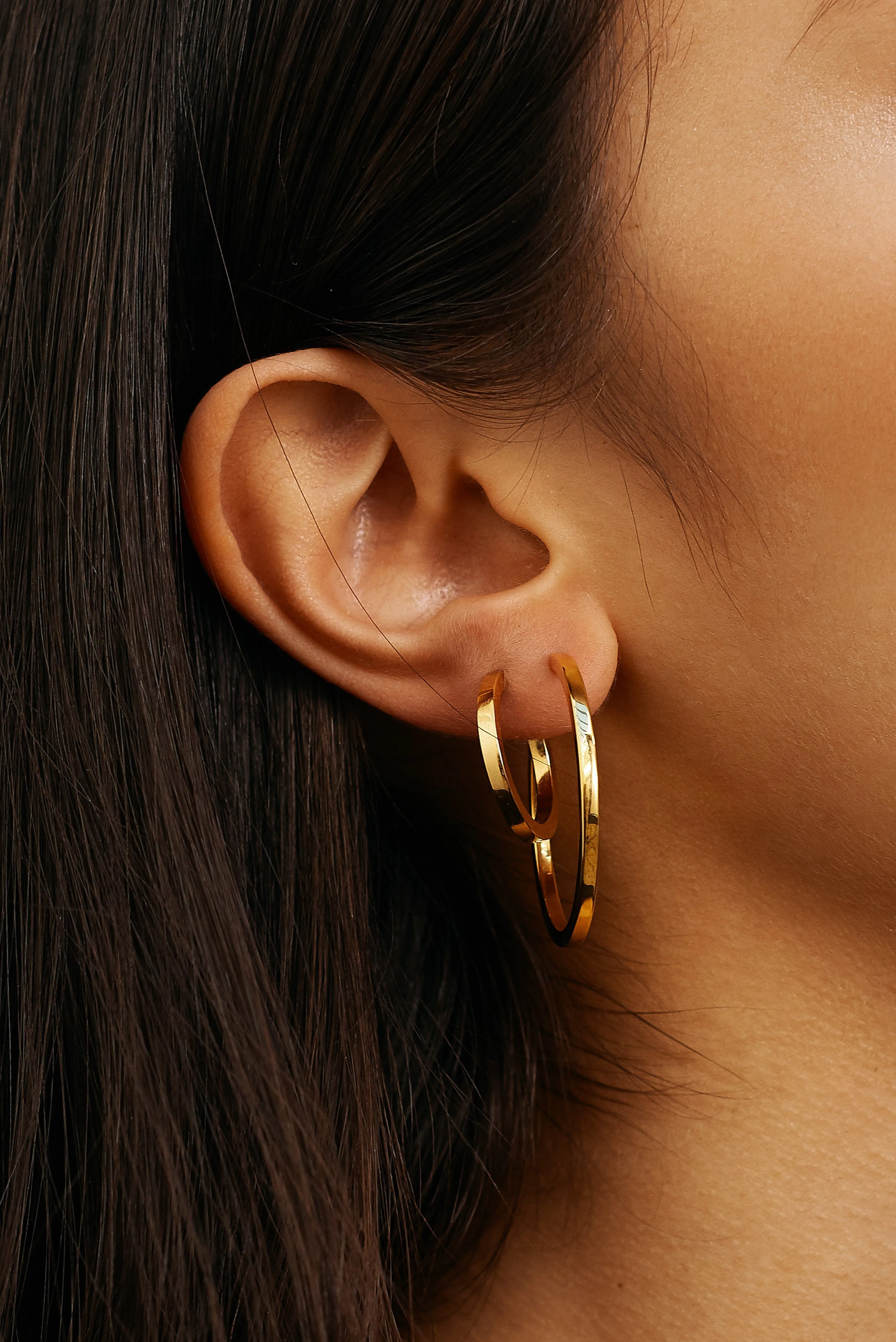 Simple Gold Hoops