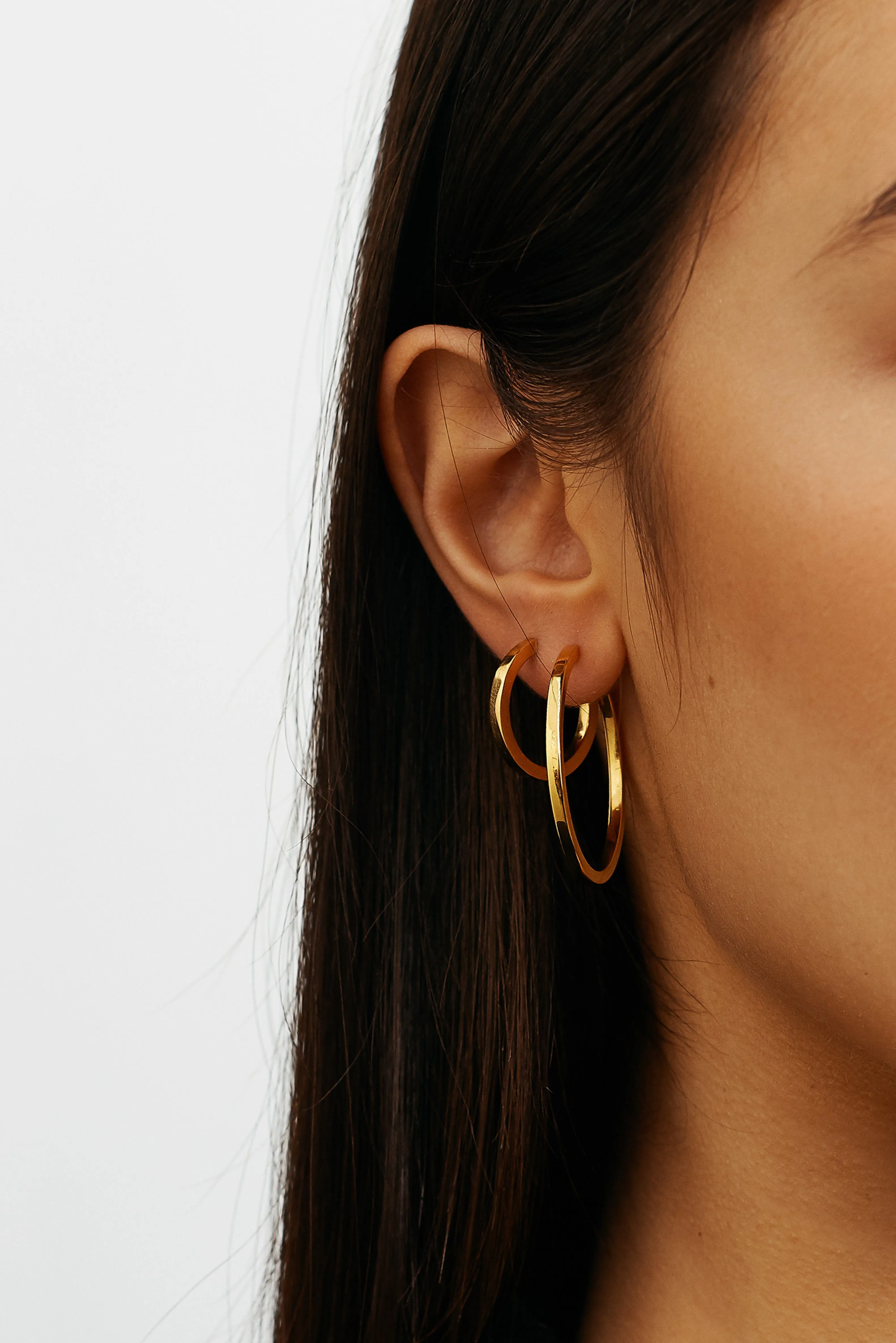 Simple Gold Hoops