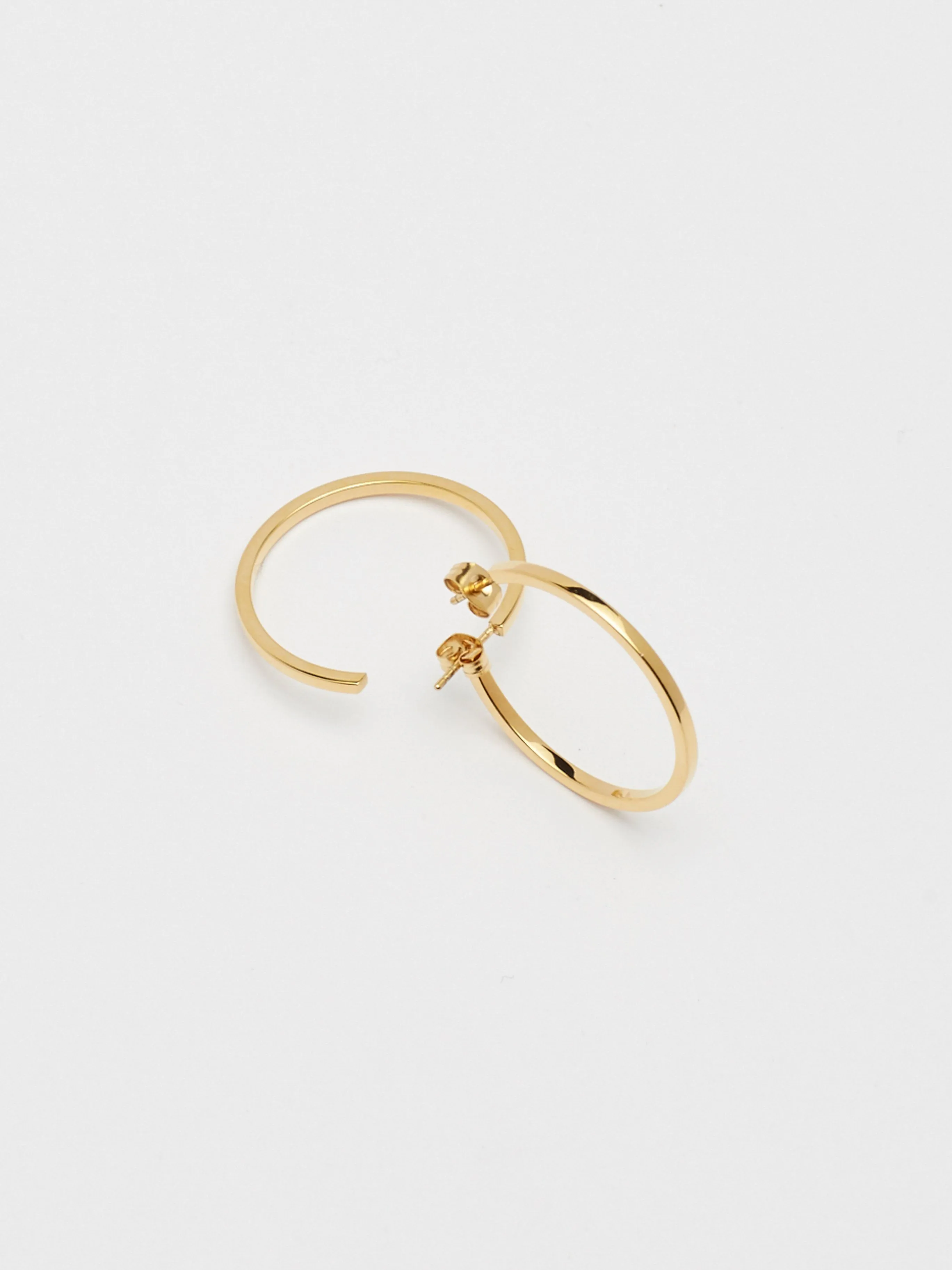 Simple Gold Hoops