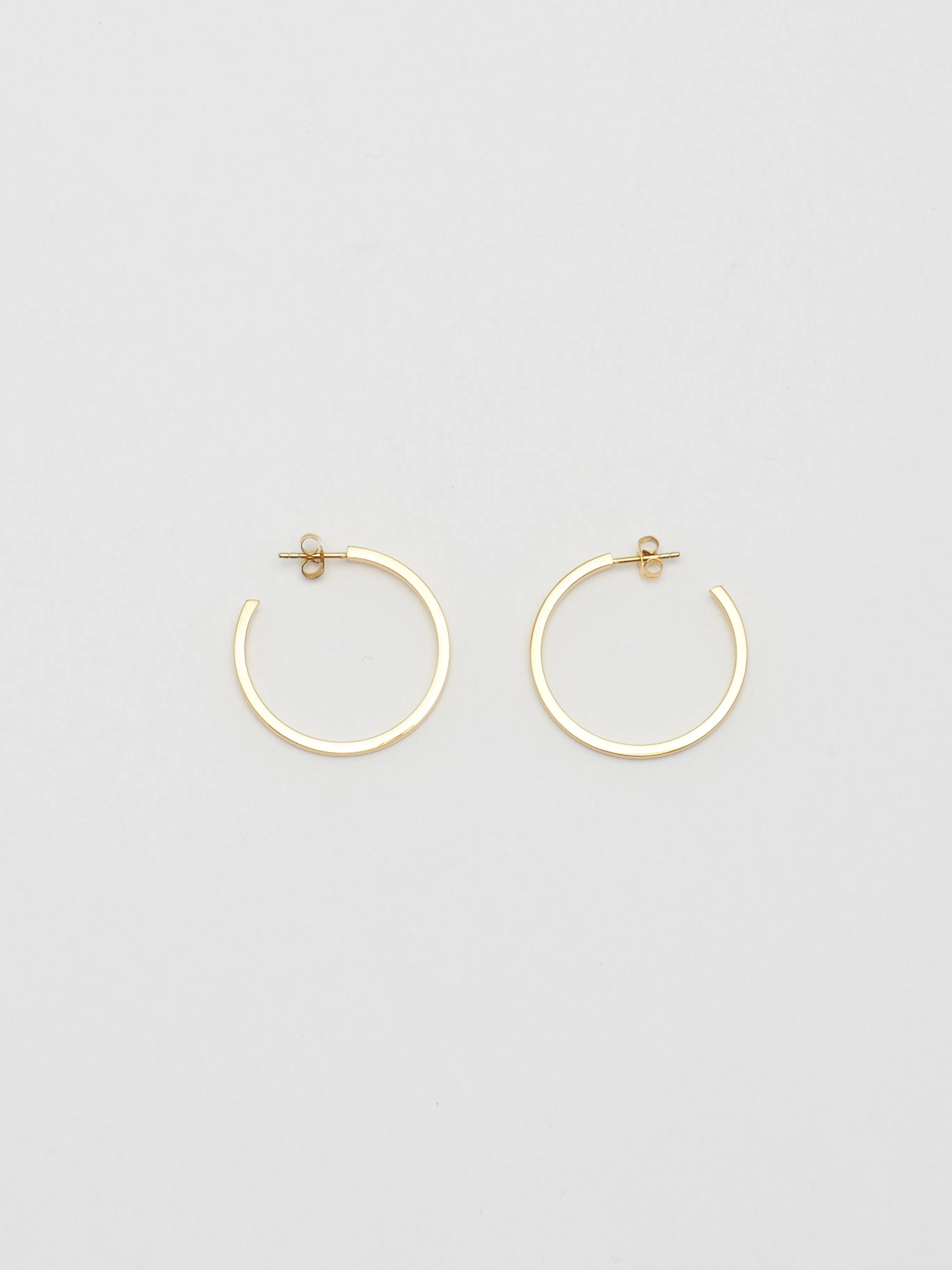 Simple Gold Hoops