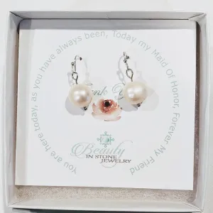Simple Pearl Earrings