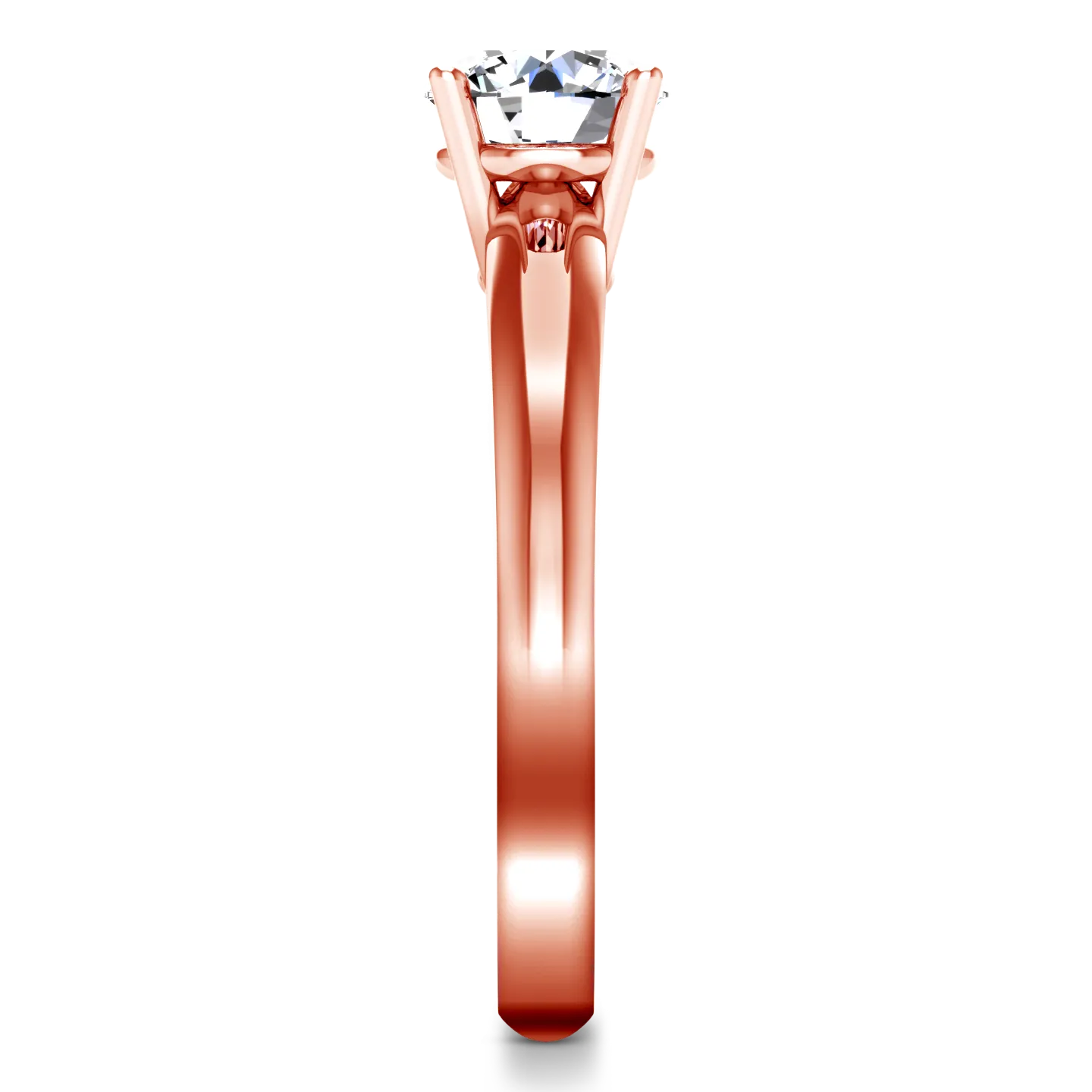 Solitaire Engagement Ring Carys 14K Rose Gold